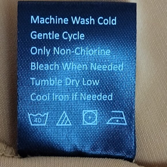 Antthony Originals: 2 pc. Mesh Knit Pant Set, Size 2XT, Mustard Yellow, Brown - Picture 11 of 12